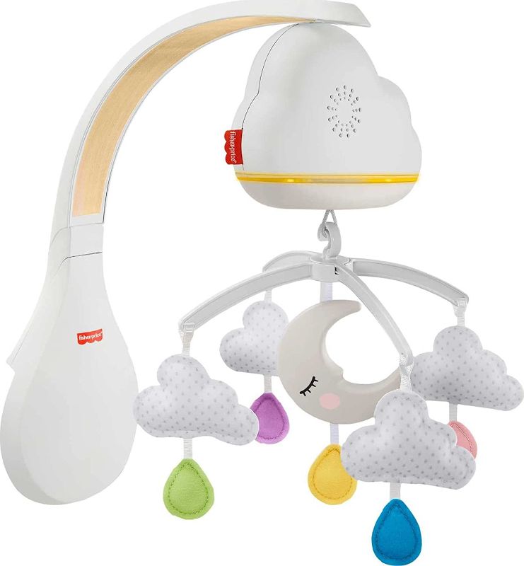 Photo 1 of Fisher-Price, Calming Clouds Mobile Soother Crib Toy Nursery Sound Machine for Newborn Baby to Toddler, Multicolor