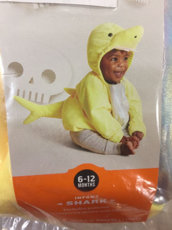 Photo 1 of HYDE AND EEK 
INFANT YELLOW SHARK COSTUME 6-12M