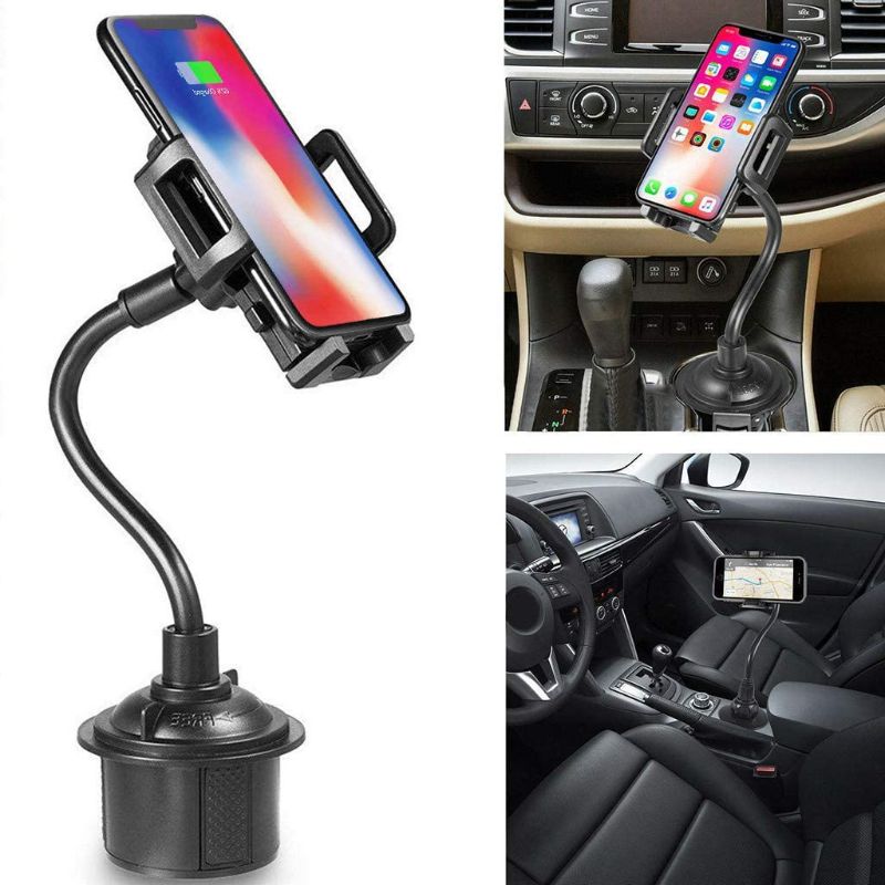 Photo 1 of Cup Car Phone Holder for Car,bokilino Car Cup Holder Phone Mount, Universal Adjustable Gooseneck Cup Holder Cradle Car Mount for Cell Phone iPhone,Samsung,Huawei,LG, Sony, Nokia (Black)