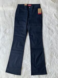 Photo 1 of Dickies Girl Juniors' Worker Bootcut Pants Navy 3/26