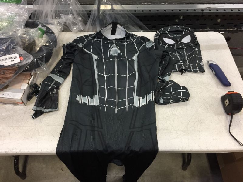 Photo 1 of Black Spider-Man Bodysuit Costume (L)