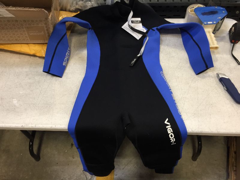 Photo 2 of Hevto Wetsuits Kids and Youth Upgrade 3mm Neoprene GBS Seal Surfing Swimming Full Suits Keep Warm for Water Sports
