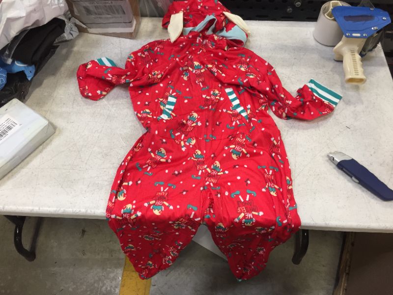 Photo 1 of Kid's Elf Pajama Onsie (9T)