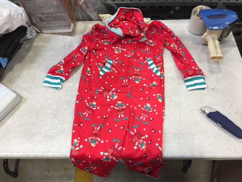 Photo 1 of Kid's Elf Pajama Onsie (4T)