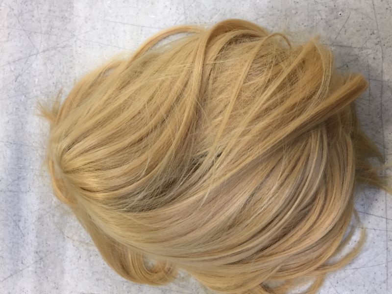 Photo 2 of 12 inches womens costume wig color blonde short hair type 