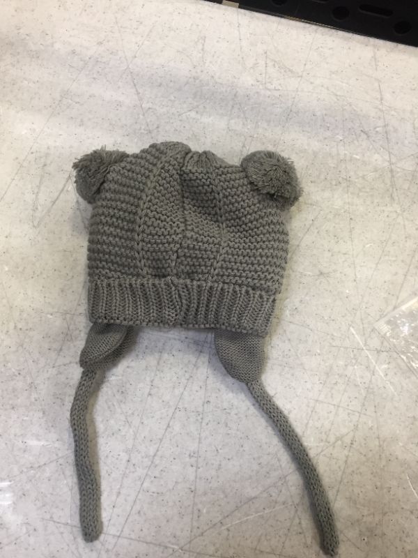 Photo 1 of baby's beanie color grey size small 