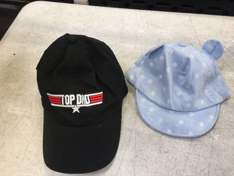 Photo 1 of 2 hats color black and blue kids hat 