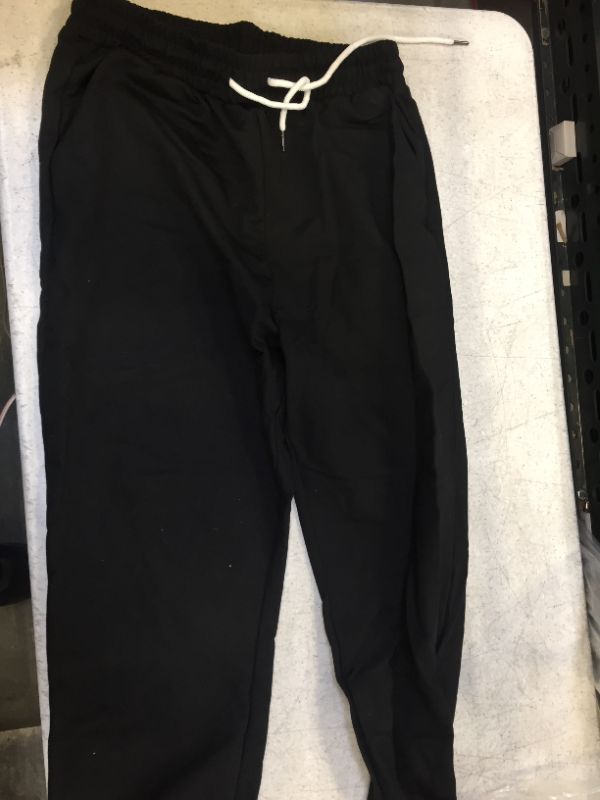 Photo 1 of mens sweatpants color black size large 