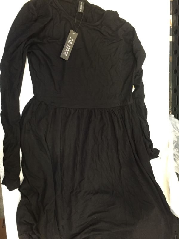 Photo 2 of DB MOON Women Summer Casual Long Sleeve Dresses Empire Waist Dress with Pockets size medium 