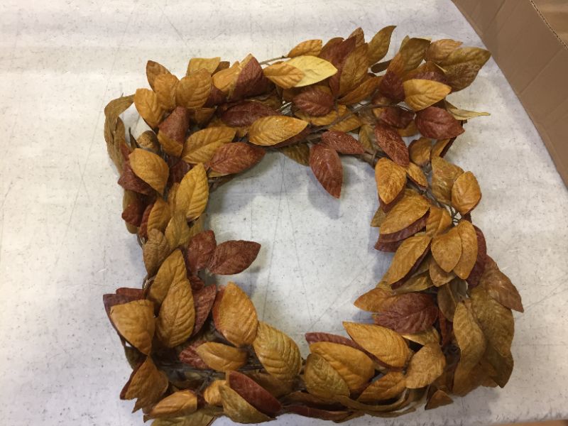 Photo 1 of 13 x 13 inches fall wreath 