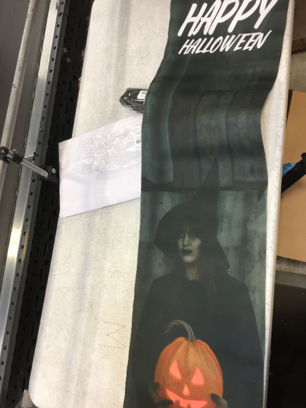 Photo 1 of 6 foot halloween porch banner color green 2 count 