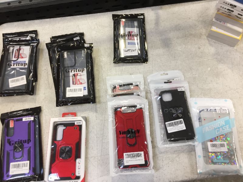 Photo 1 of variety and assortment of phone cases