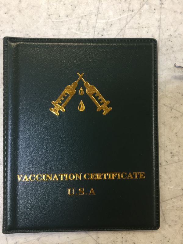 Photo 1 of CDC vaccination certificate usa case holder 8 pack 
