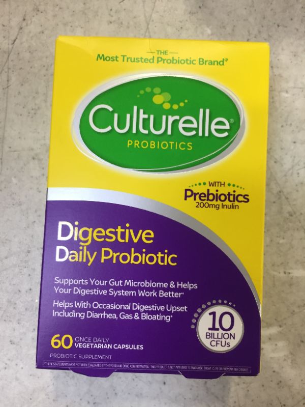 Photo 2 of Culturelle Daily Probiotic, Digestive Health Capsules, Works Naturally with Your Body to Keep Digestive System in Balance*, With the Proven Effective Probiotic, 60 Count
