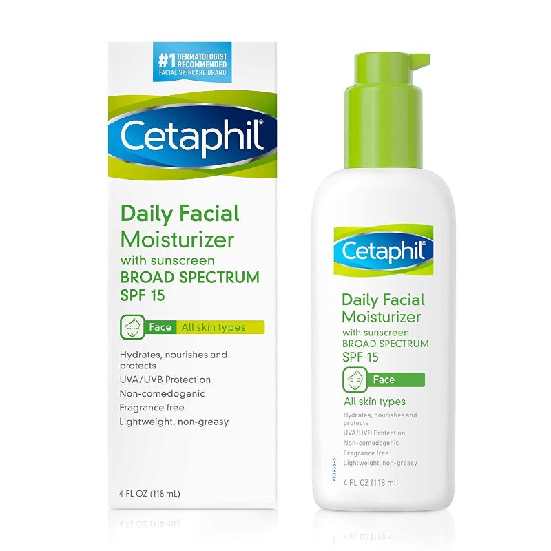 Photo 1 of Cetaphil Daily Facial Moisturizer, SPF 15, Fragrance Free, 4 Oz
