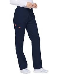 Photo 1 of Dickies Women's EDS Signature Scrubs Missy Fit Pull-On Cargo Pant, Navy, XX-Large
