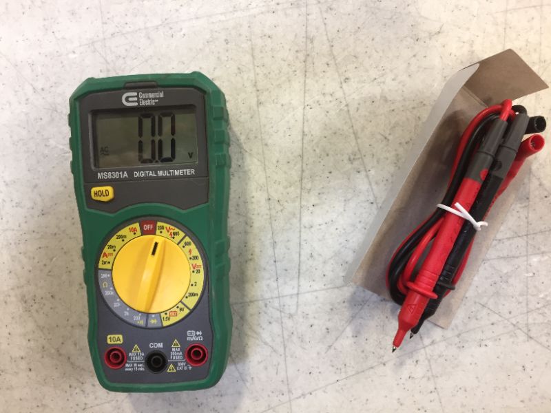 Photo 2 of Commercial Electric Manual Ranging Multimeter