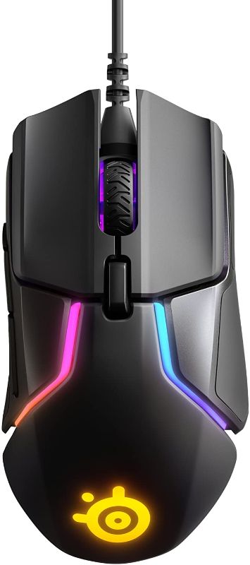 Photo 1 of SteelSeries Rival 600 Gaming Mouse - 12,000 CPI TrueMove3Plus Dual Optical Sensor - 0.5 Lift-off Distance - Weight System - RGB Lighting
