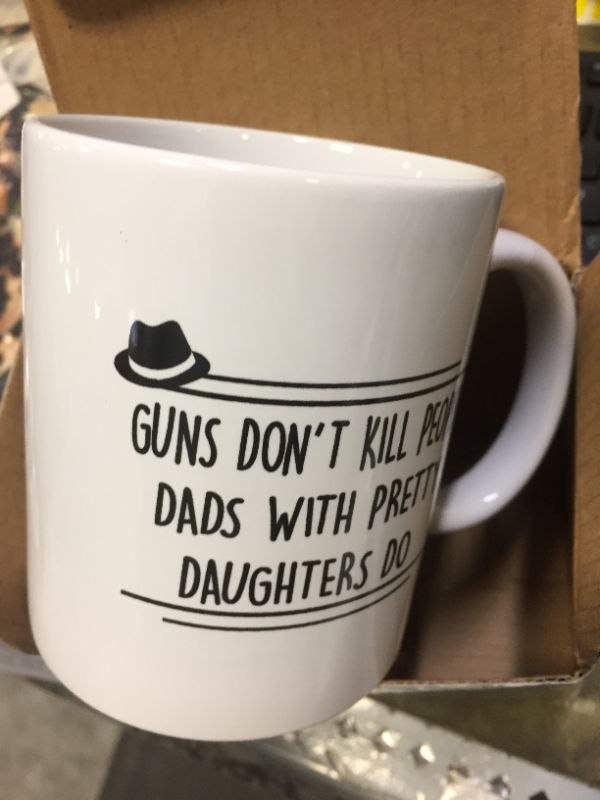 Photo 2 of Funny Dad Mugs from Daughter - Unique Gag Gifts for Dad from Daughter - Fathers Day Mug for Dad - Best Dad Gift for Birthday Christmas Thanksgiving 11 Oz
