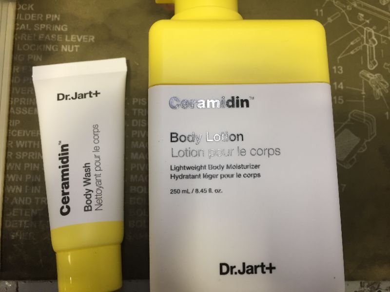 Photo 1 of Dr.Jart+ Ceramidin Body Lotion 250ml+ Body Wash 30ml + Free Sample 