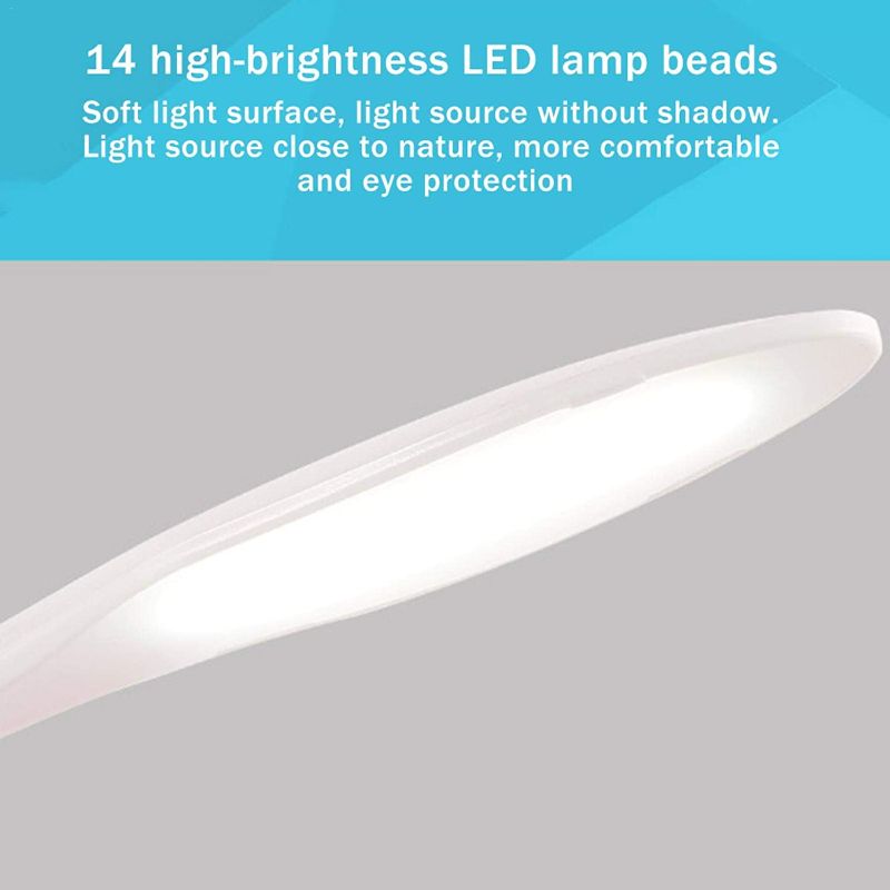 Photo 1 of Reading Lights, 3W LED Eye Protection Book Light with Clip USB Connect Desk Lamp with 3 Brightness Levels Switch Control for Bedroom Office
