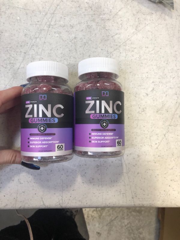 Photo 2 of (120 Gummies) Zinc 50mg Supplements Chewable Gummies w Vitamin D3 Echinacea Vitamins for Adults Kids, Zinc Gummy for Immune System Support Alternative to Liquid Drops Lozenge Capsule, Package May Vary
12/22