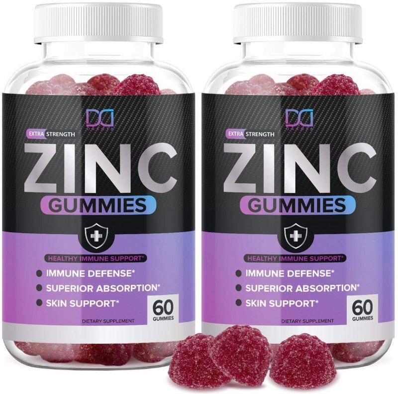 Photo 1 of (120 Gummies) Zinc 50mg Supplements Chewable Gummies w Vitamin D3 Echinacea Vitamins for Adults Kids, Zinc Gummy for Immune System Support Alternative to Liquid Drops Lozenge Capsule, Package May Vary
12/22