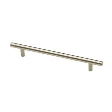 Photo 1 of 5-1/16 in. (128 mm) Center-to-Center Stainless Steel Bar Drawer Pull 3 pack 

