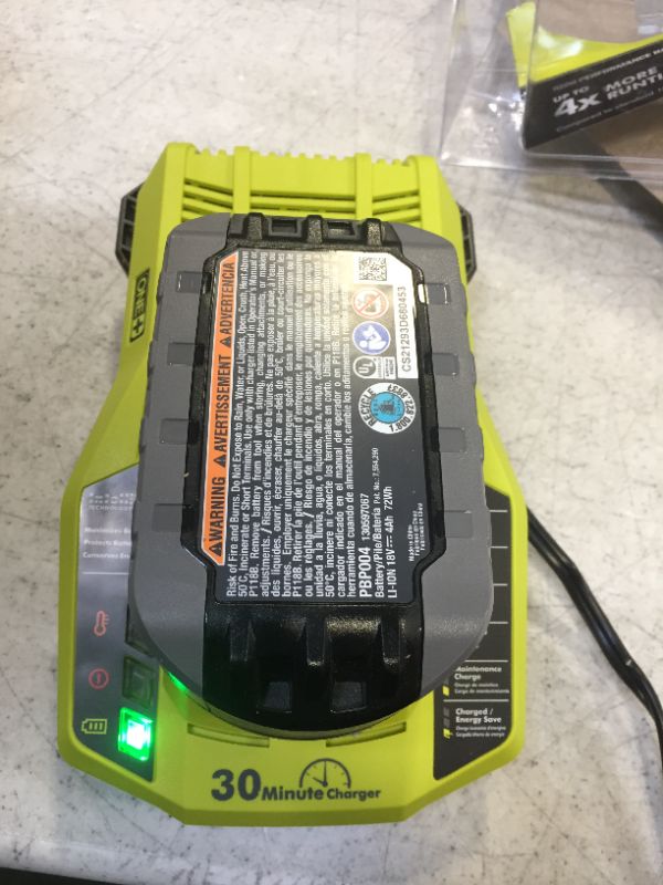 Photo 1 of ONE+ 18V HIGH PERFORMANCE Lithium-Ion 4.0 Ah Battery and Charger Starter Kit