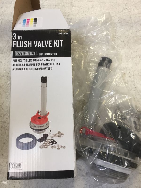 Photo 1 of 3 in. Universal Toilet Adjustable Flush Valve with Flapper