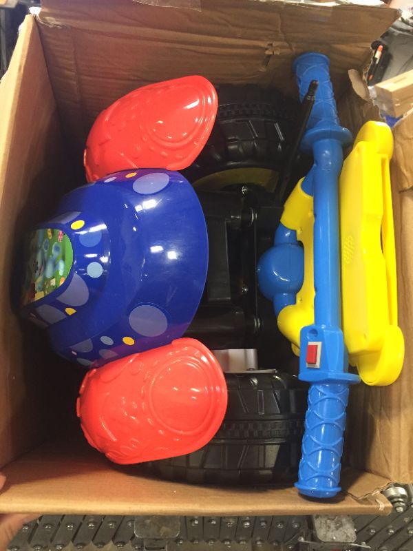 Photo 1 of Kid Trax Blues Clues & You! Skidoo Toddler Electric Quad Ride On Toy, 6 Volt, Kids 1.5-2.5 Years Old, Max Rider Weight 44 lbs, Blue,KT1616
