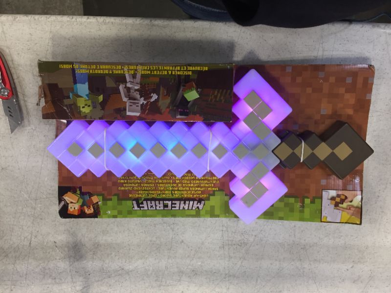 Photo 1 of Minecraft Light-up Adventure Sword 
