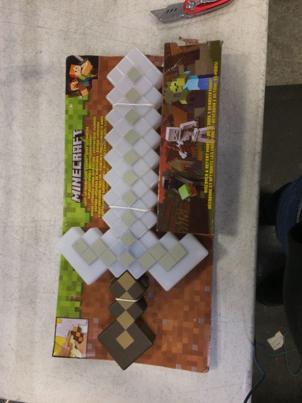 Photo 1 of Minecraft Light-up Adventure Sword 
