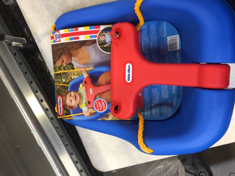 Photo 1 of Little Tikes 2-in-1 Snug 'n Secure Swing Blue, 16.30 L x 16.00 W x 17.00 H Inches
