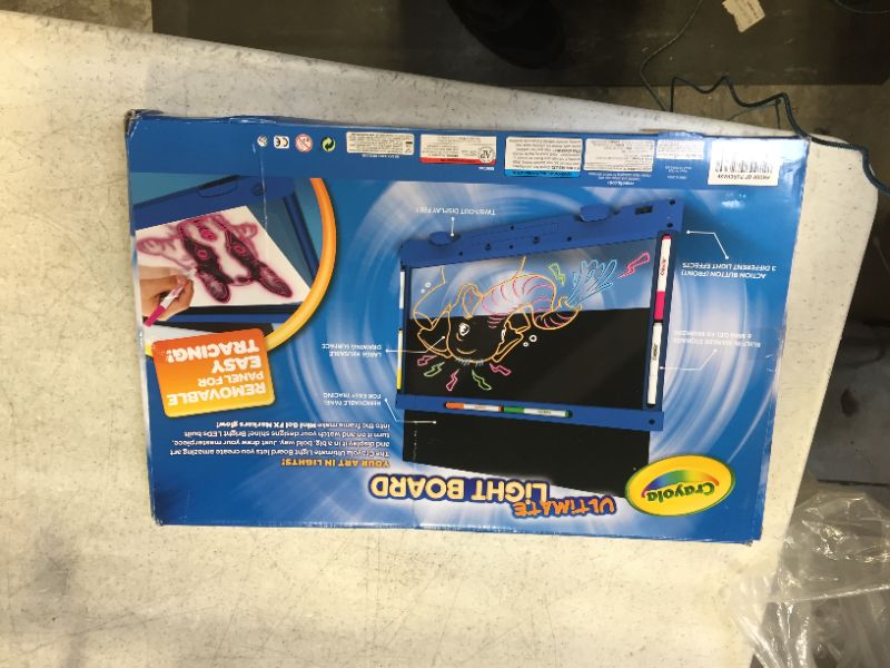 Photo 2 of Crayola Ultimate Light Board Blue, Drawing Tablet, Gift for Kids, Age 6, 7, 8, 9
