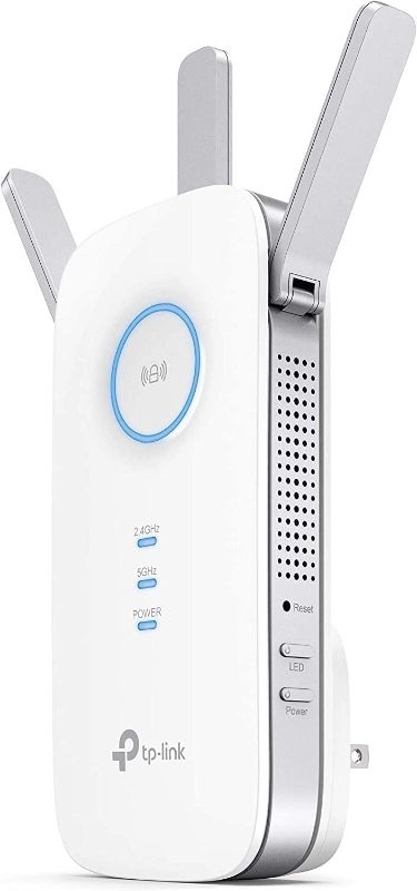 Photo 1 of TP-Link AC1750 WiFi Extender (RE450), PCMag Editor's Choice, Up to 1750Mbps, Dual Band WiFi Repeater, Internet Booster, Extend WiFi Range further
