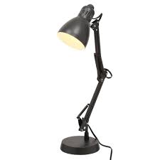 Photo 1 of Architect 22 in. Matte Black Desk Lamp with CFL Bulb
