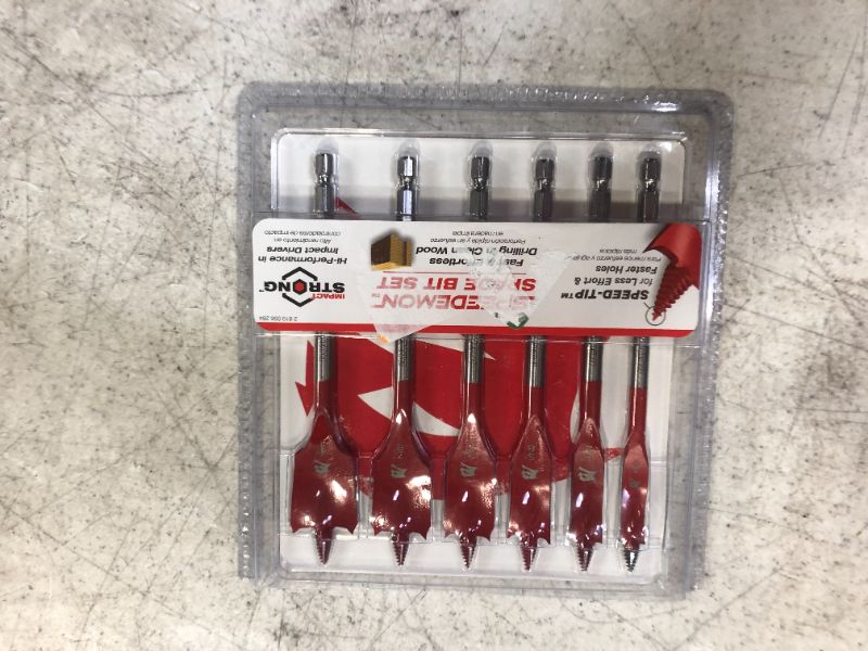 Photo 2 of Diablo 6 pc SPEEDemon Spade Bit Set (6-Piece)
