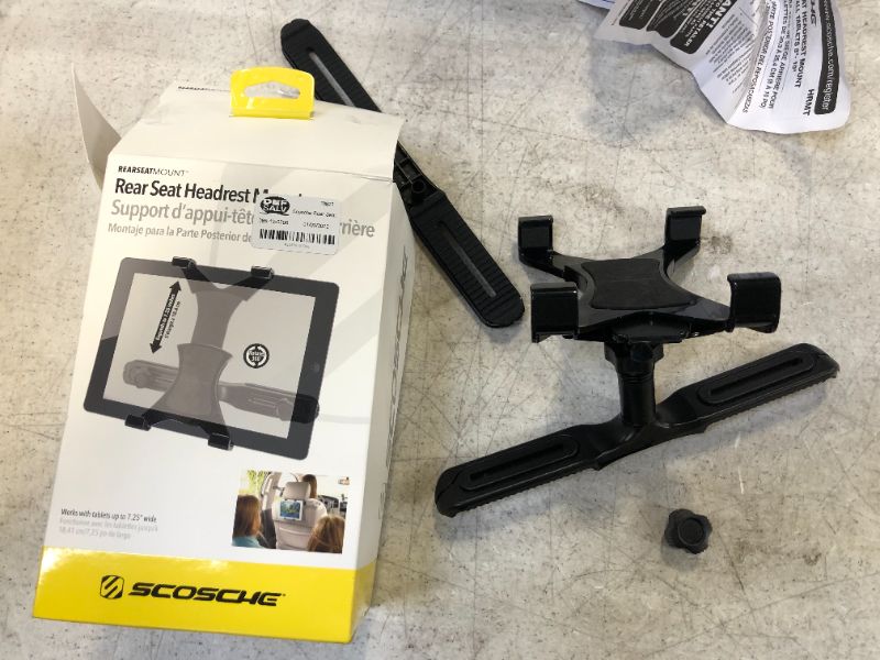 Photo 2 of Scosche Rear Seat Headrest Mount for All iPads & Tablets HRMT
