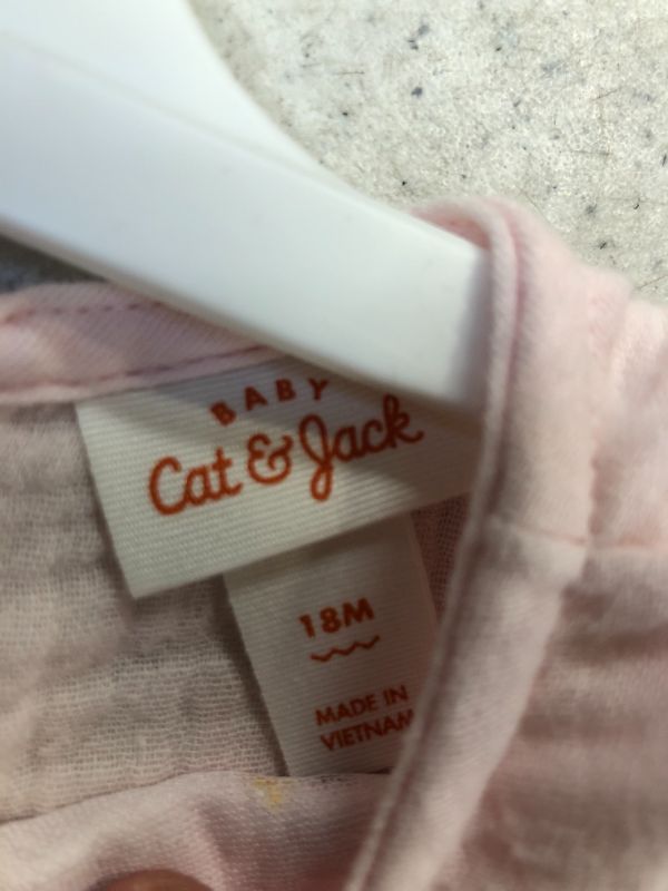 Photo 3 of Baby Girls' Fur Vest & Bottom Set - Cat & Jack™ size 18 Months ----NO VEST 