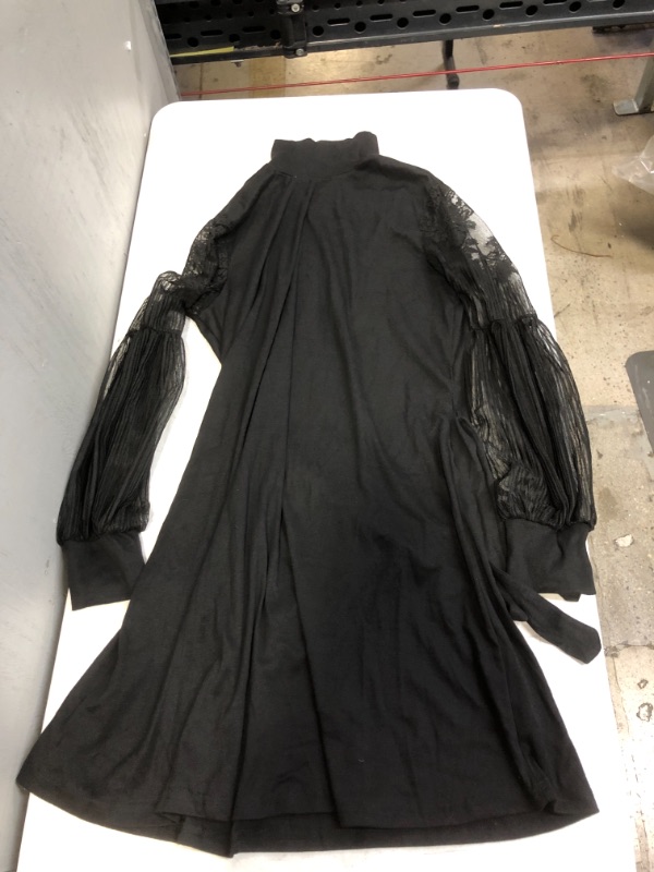 Photo 1 of Generic Black Long Sleeve Turtleneck Dress. Large