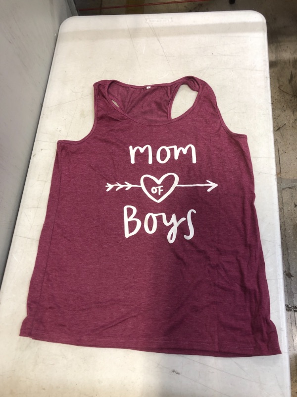 Photo 1 of Generic Purple Mom of Boys Tank Top. Large