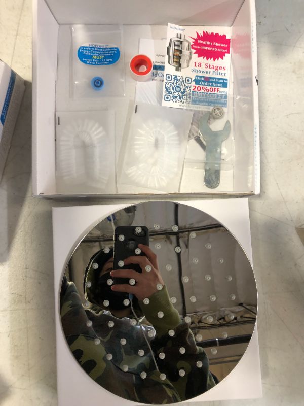 Photo 1 of 8 Inch Rain Showerhead Hopopro High Pressure Fixed Shower Head High Flow Shower Head with Adjustable Metal Swivel Ball Joint for Luxury Shower Experience Even at Low Water Flow
