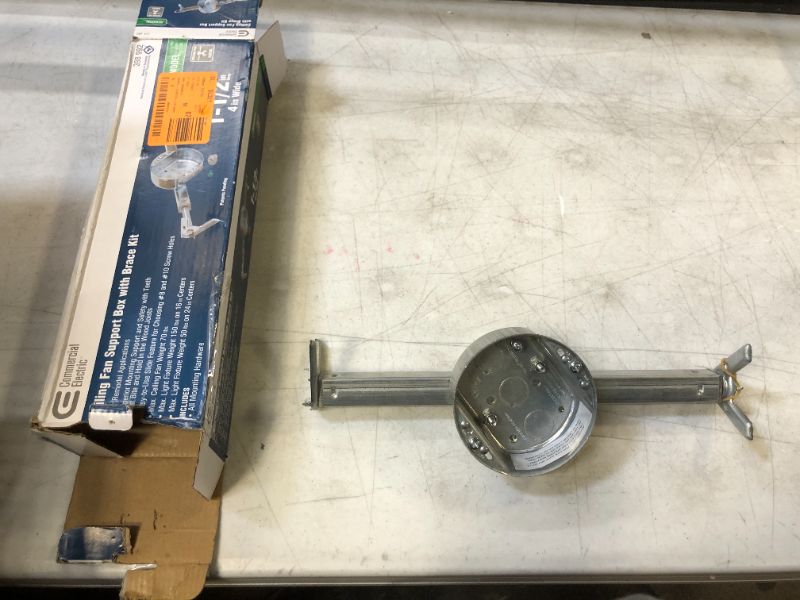 Photo 2 of 15.3 cu. in. Remodel Construction Ceiling Fan Brace with 1-1/2 in. Box
