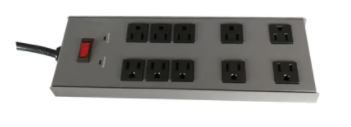 Photo 1 of 15 ft. 10-Outlet All Metal Surge Protector
