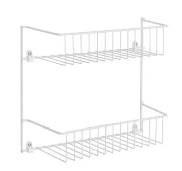 Photo 1 of 2 Tier Rack - 12 in. W x 14 in. H x 3 in. D Wire Shelf
