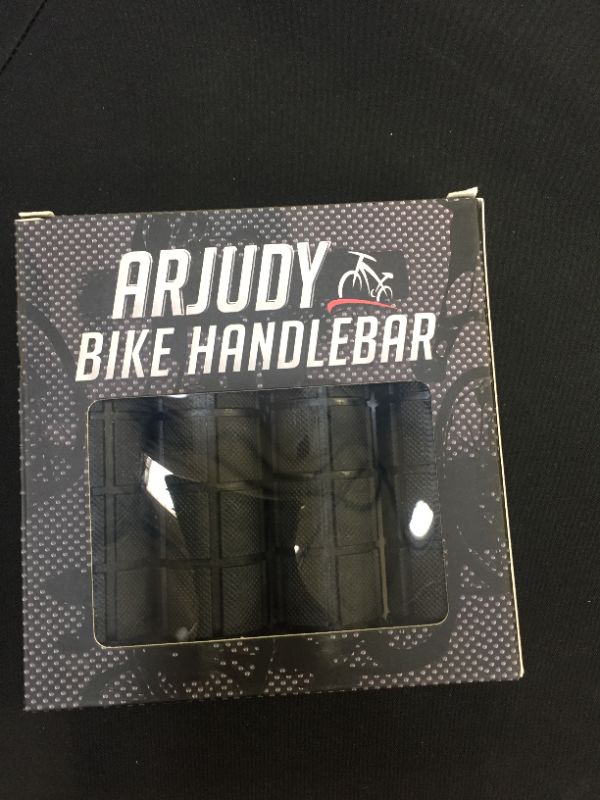 Photo 2 of ARJudy Bike Handlebar Grips, Non-Slip Rubber Mountain Bicycle Handlebar MTB Bike Handle Grips 4 pcs
