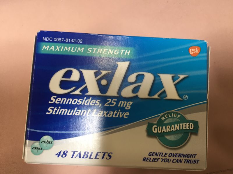 Photo 2 of ex-lax Maximum Strength Stimulant Laxative Constipation Relief Pills for Occasional Constipation