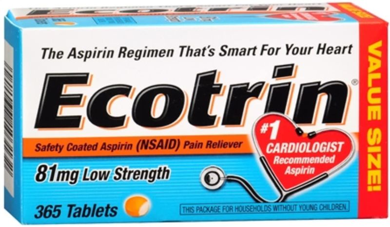 Photo 1 of Ecotrin 81 mg Low Strength Tablets 365 ea