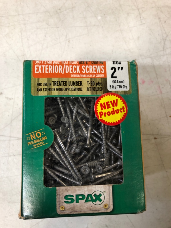 Photo 2 of #8 x 2 in. T-Star Plus Flat Head Interior/Exterior HCR-X Screw (154-Box)
